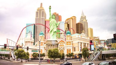 The strip at Las Vegas in the USA
