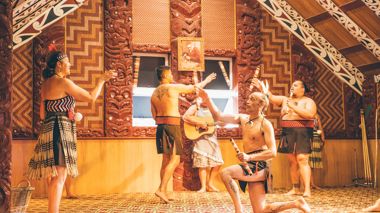 Maori's performing in Rotorua, New Zealand