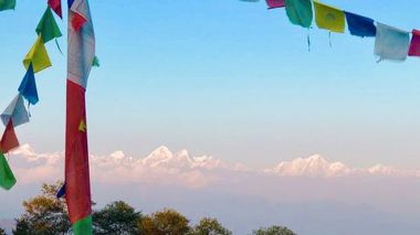 View from Chisapani in Nepal