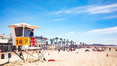 Mission Beach in San Diego, USA
