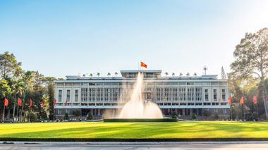 Independence Palace in Ho Chi Minh City, Vietnam