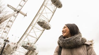 The London Eye in London, England