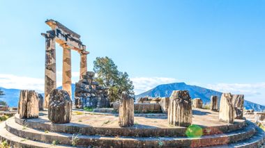 Archaeological Site Of Delphi In Greece, UNESCO World Heritage Site
