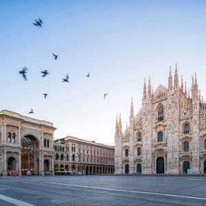 Piazza Del Duomo at Dawn, Florence Italy