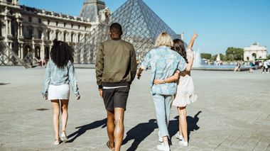 The Louvre in Paris, France