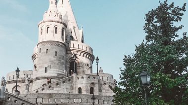 View of Fisherman's Bastion in Budapest, Hungary