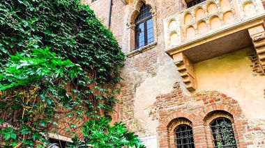 Juliet's Balcony in Verona, Italy