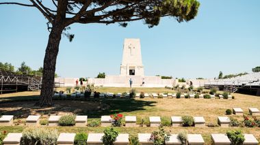 Lone Pine Memorial at Anzac Cove in Gallipoli, Turkey