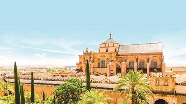 Panoramic view of the Great Mosque known as The Mezquita, in Cordoba, Spain