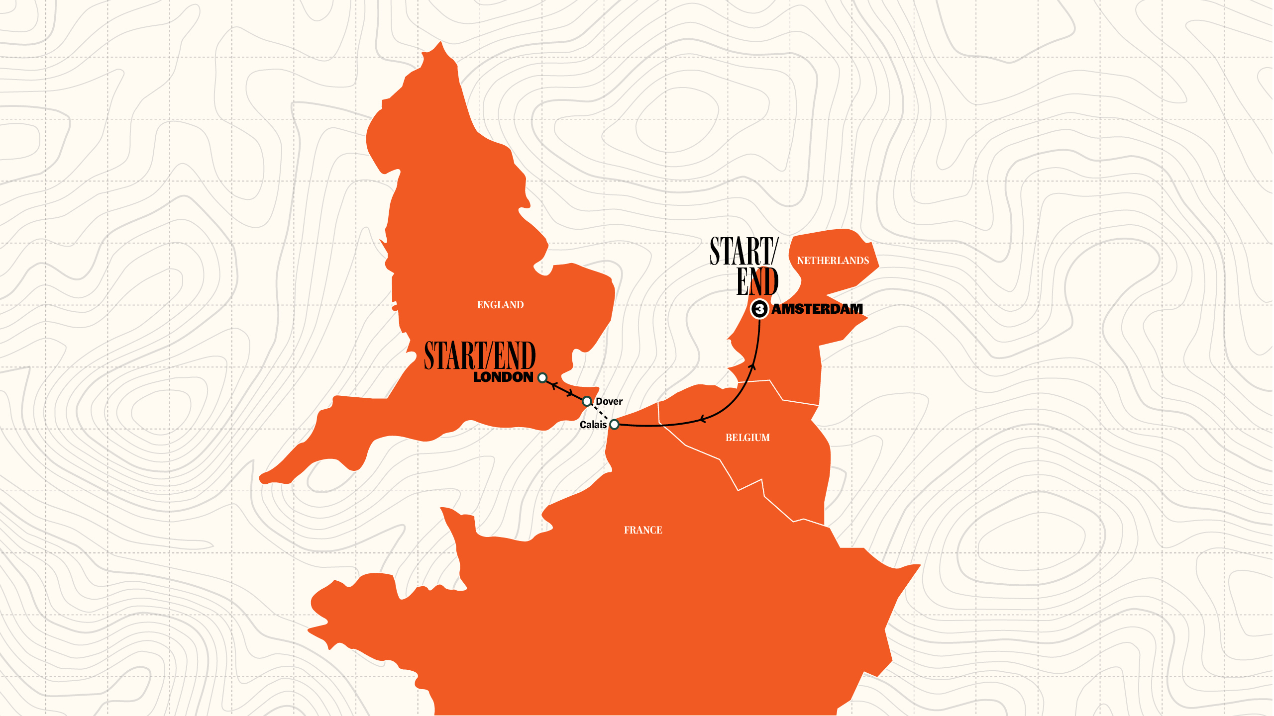 Amsterdam for New Year Trip Map