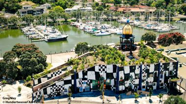 Hundertwasser Art Centre Exterior, Whangarei, New Zealand