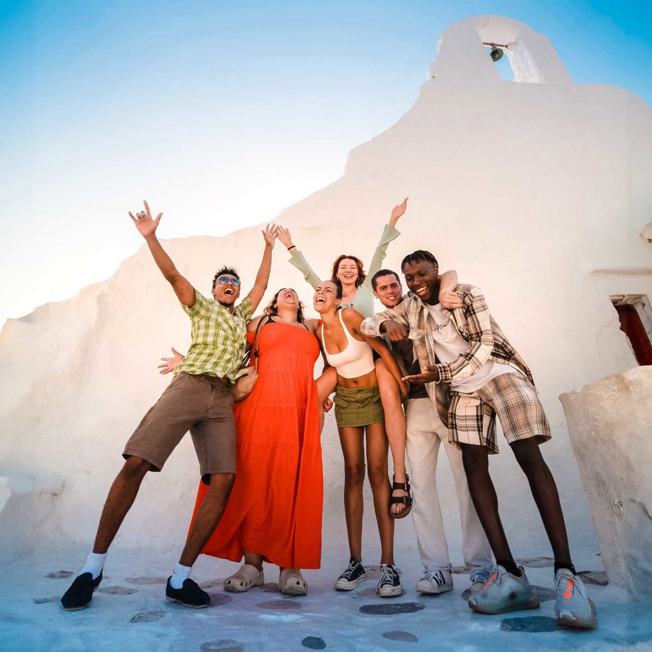 Athens to Santorini Island Hopping Gap Year 18 to 22 trip