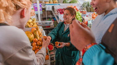 The colourful markets of San Pedro, Peru