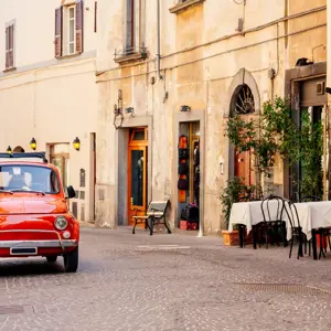 Village Street Capri Italy