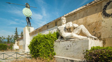 The Spartan Memorial, Thermopylae, Greece