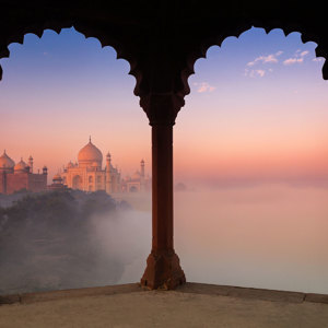 Hero Taj Mahal Dusk Agra India