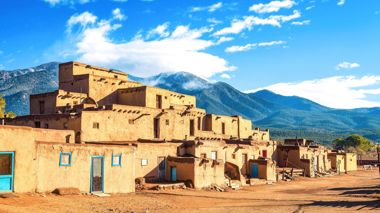 Ancient Dwellings of Taos Pueblo, Albuquerque, USA