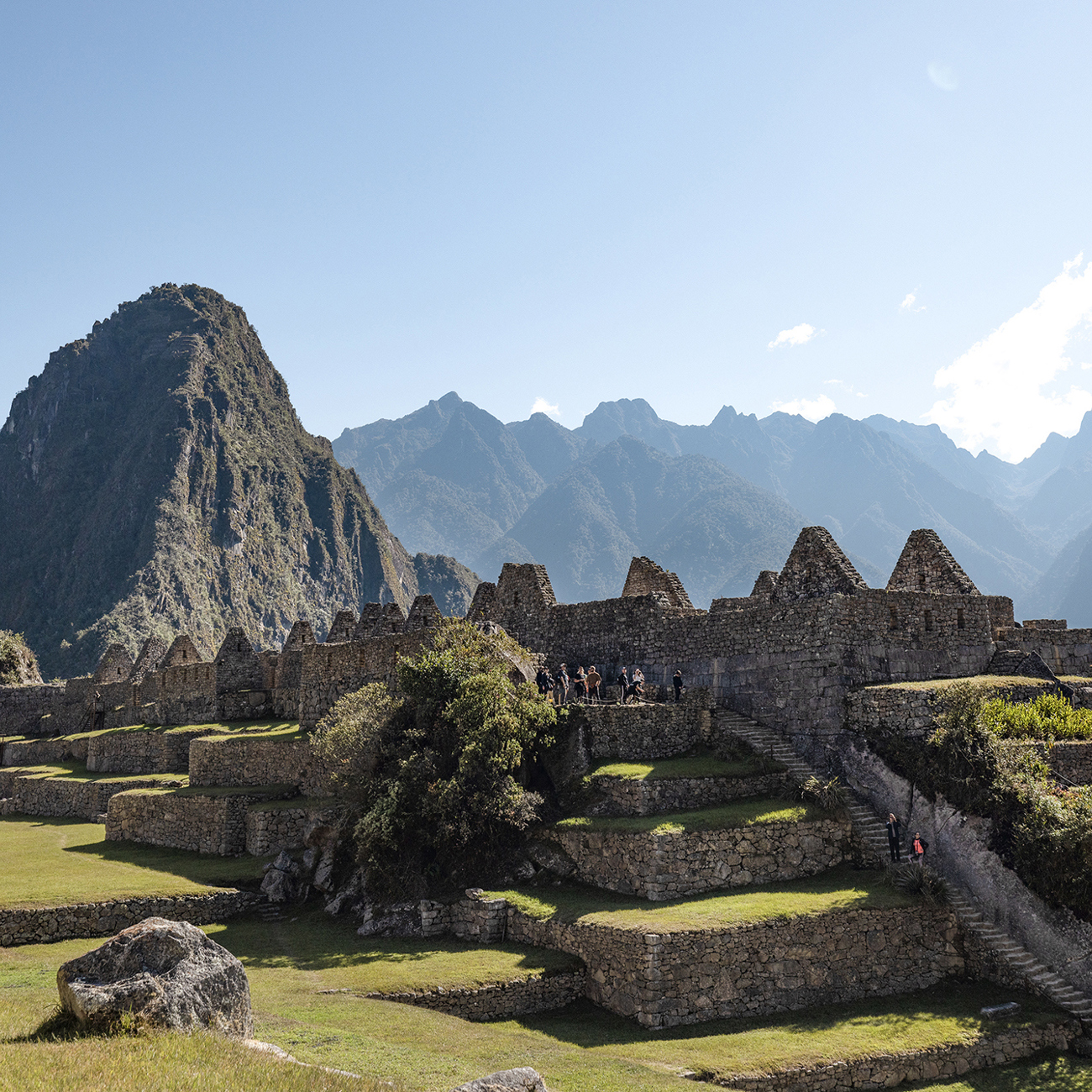Peru Panorama with Train