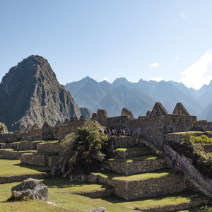 Peru Panorama with Train