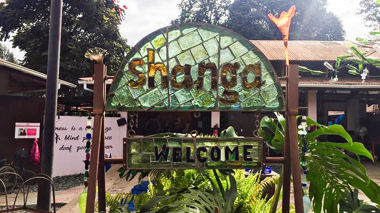 Welcome sign at the Shanga Community in Arusha, Tanzania