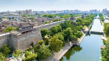 Ariel view of Xi'an, China