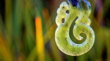 Pounamu Greenstone Pendant, Hokitika, New Zealand