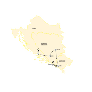 Trip route map