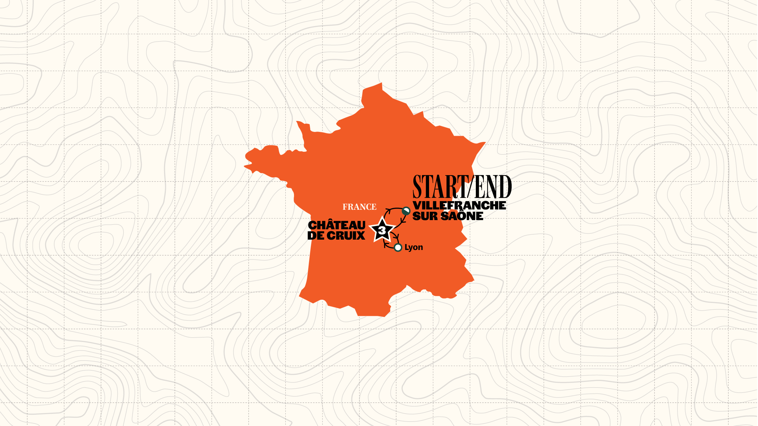 Map of Food And Wine In A French Chateau | 2027 from Contiki