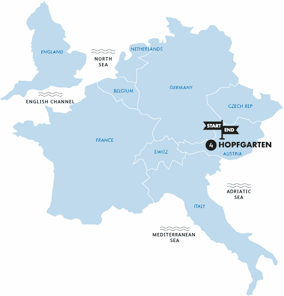 tourhub | Contiki | The Austria Ski Weekender | Tour Map