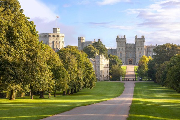 Winter visit to Windsor Castle in England