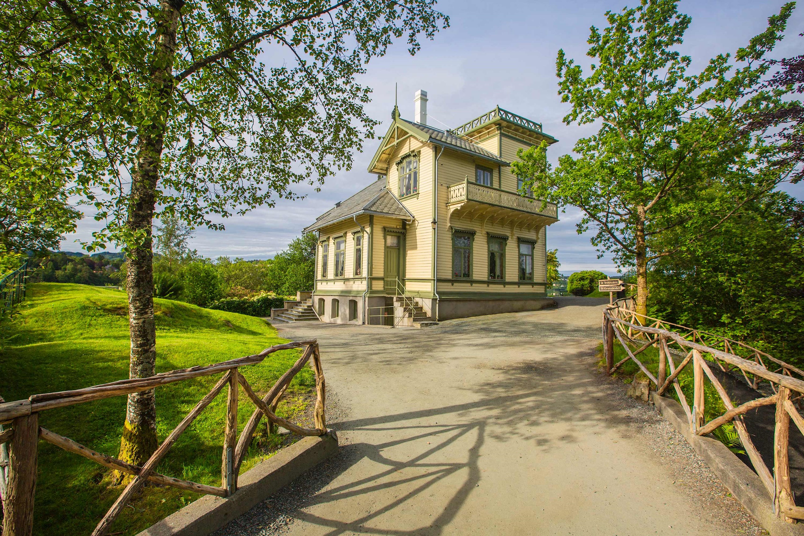 Visit Edvard Grieg's home with funicular in Bergen, Norway