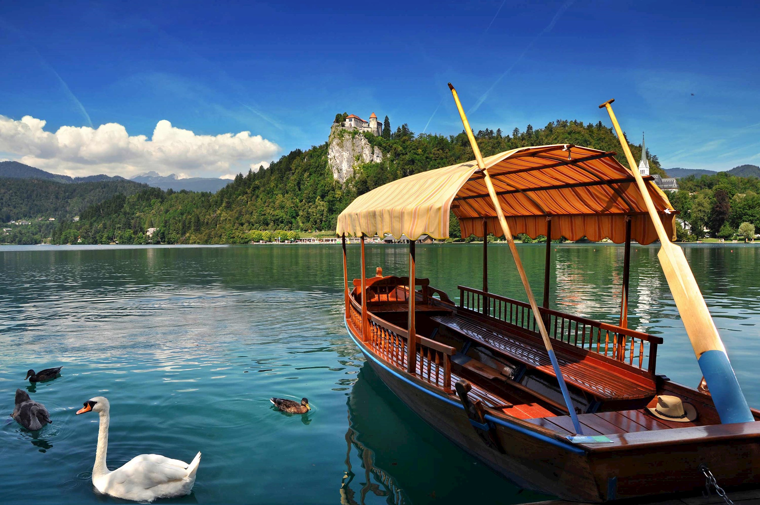 Jewels of Slovenian countryside in Bled, Slovenia