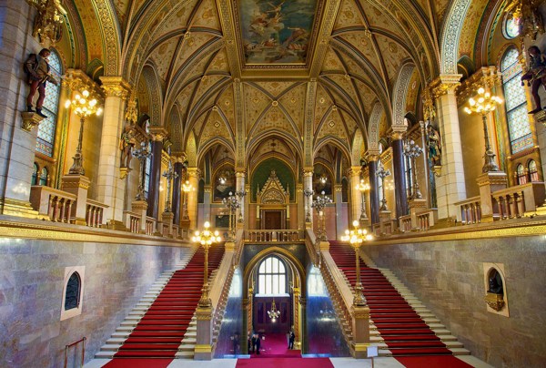 Visit the Hungarian Parliament and Gundel restaurant in Budapest, Hungary