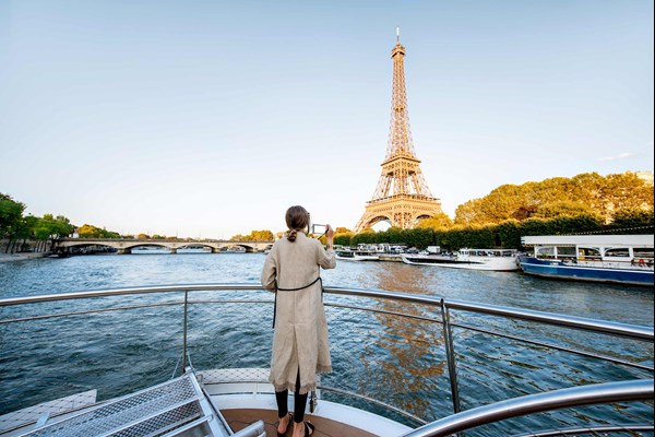 Cruise River Seine in Paris, France