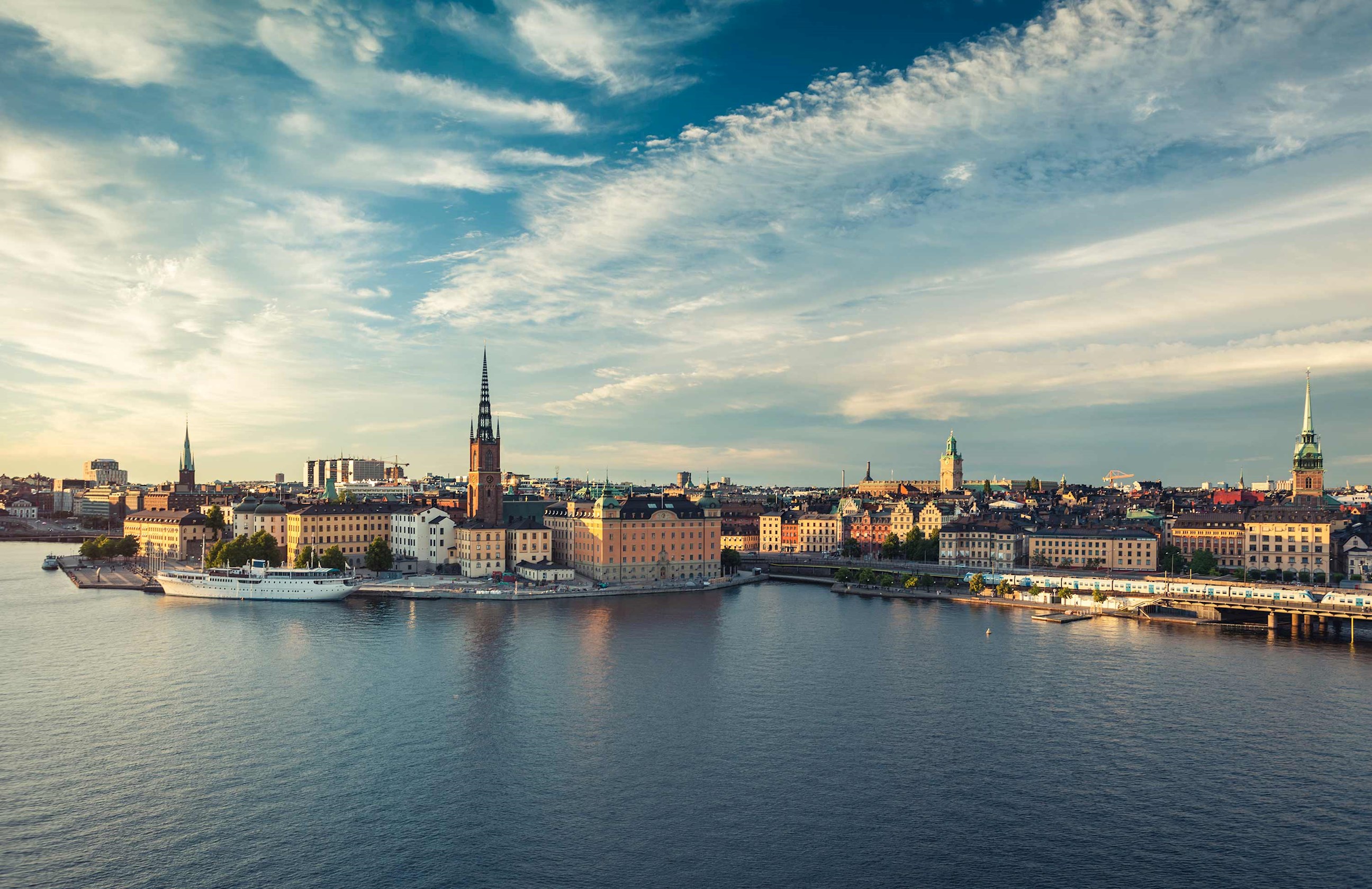 Cruise on Lake Malaren in Stockholm, Sweden