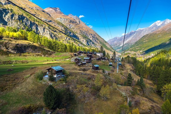 Visit Klein Matterhorn by cable carin Zermatt, Switzerland