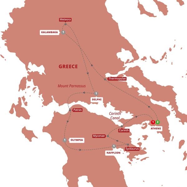tourhub | Trafalgar | Best of Greece Reverse | WGBORMZM18