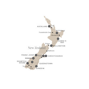 Trip route map