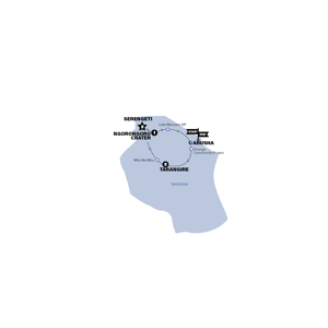 Trip route map