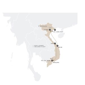 Trip route map