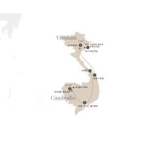 Trip route map
