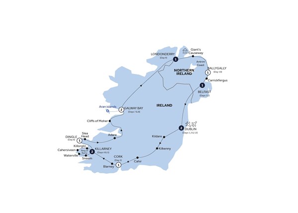 tourhub | Insight Vacations | Country Roads of Ireland - End Dublin, Classic Group, Summer | B909ZM120