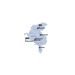 Trip route map