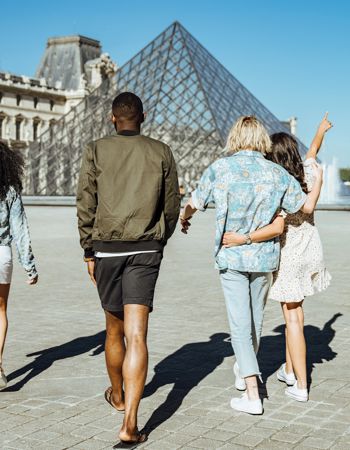 The Louvre in Paris, France