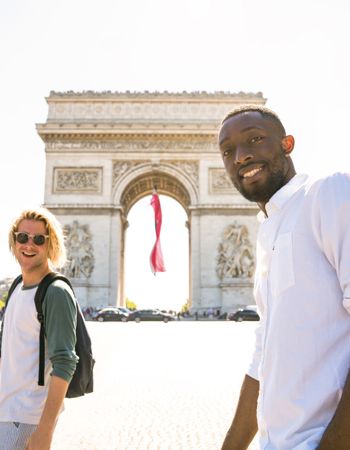 The Arc De Triomphe in Paris, France