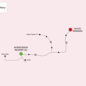 Trip route map