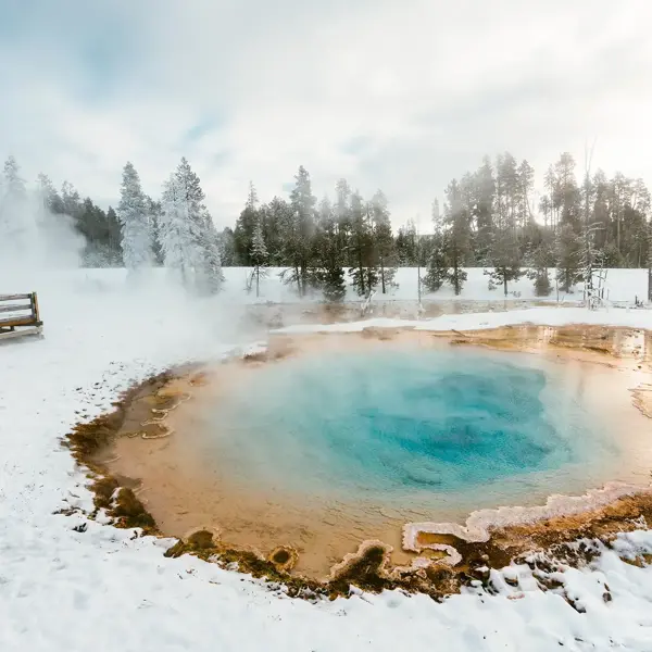 Hero Yellowstone Hot Spring Yellowstone Park Wyoming USA