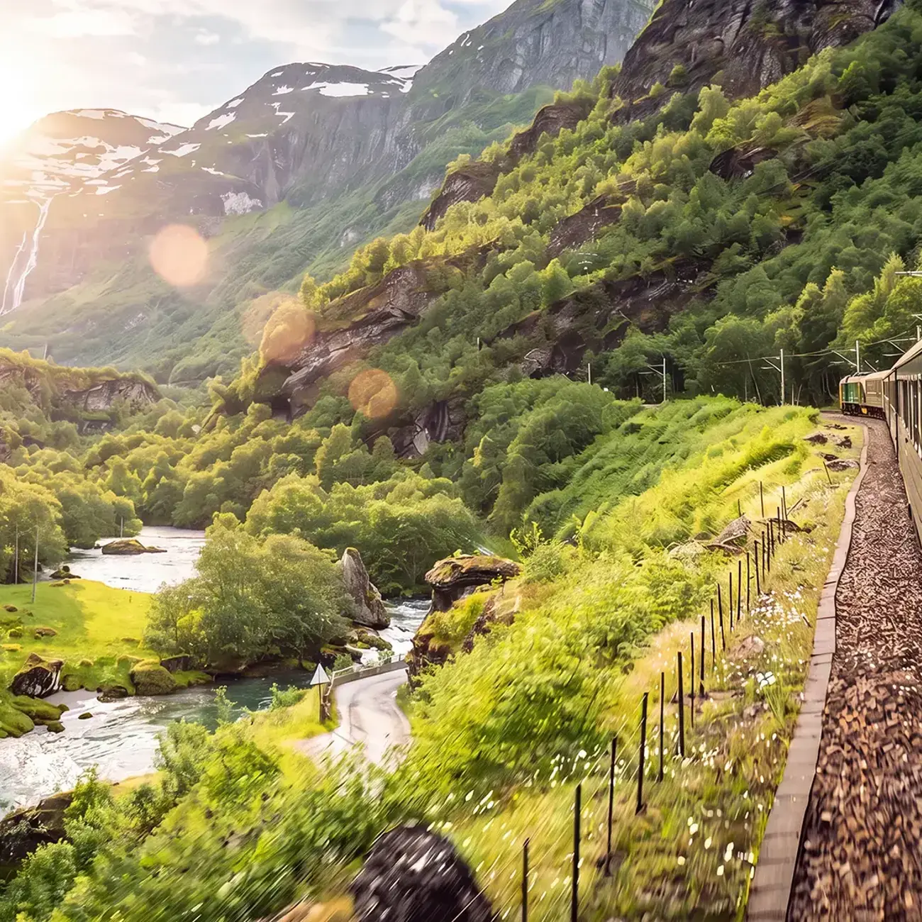 country roads scandinavia flam norway