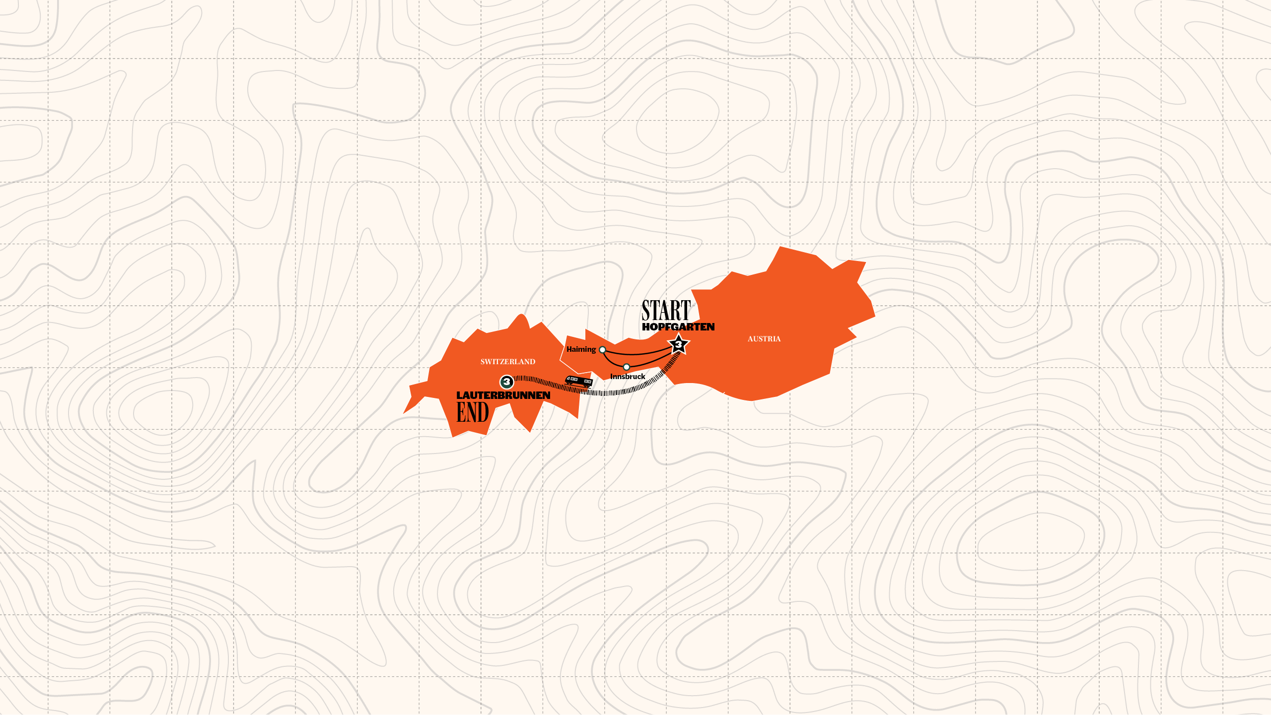 Map of Active Alps | 2027 from Contiki