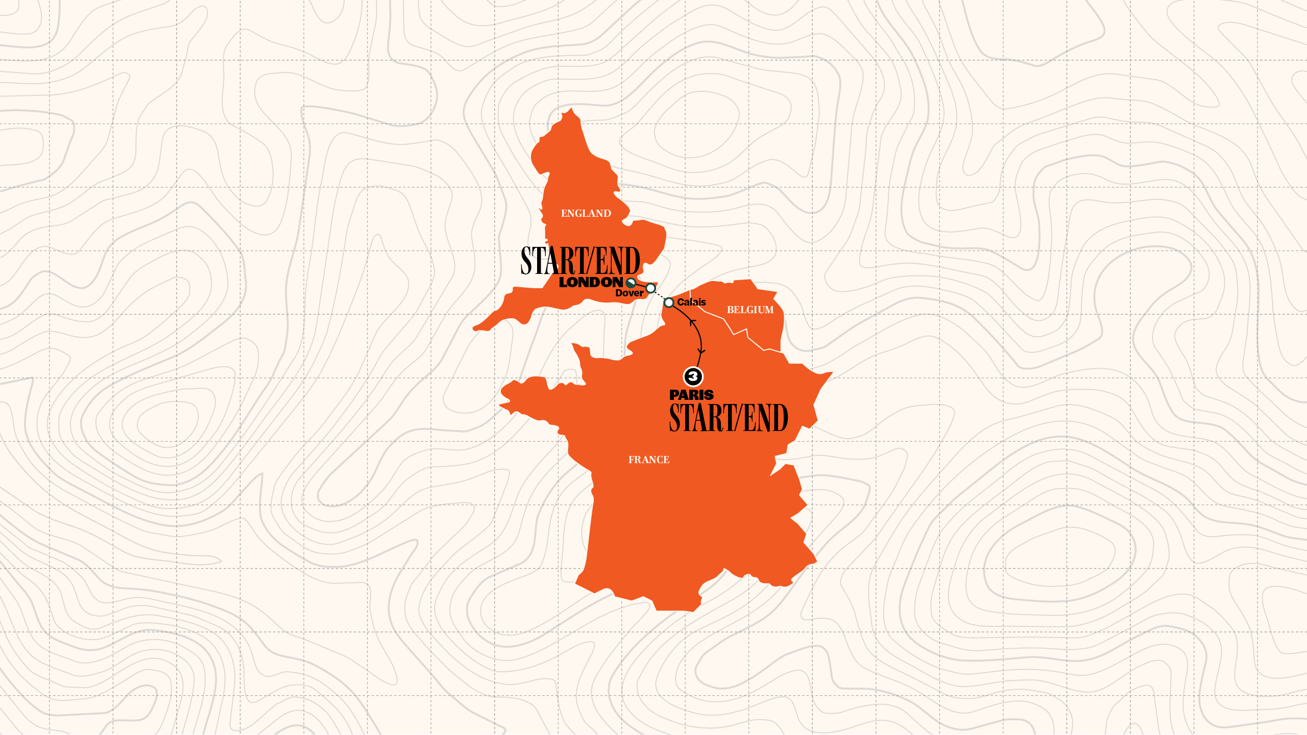 Map of Paris for Christmas | 2026/2027 from Contiki